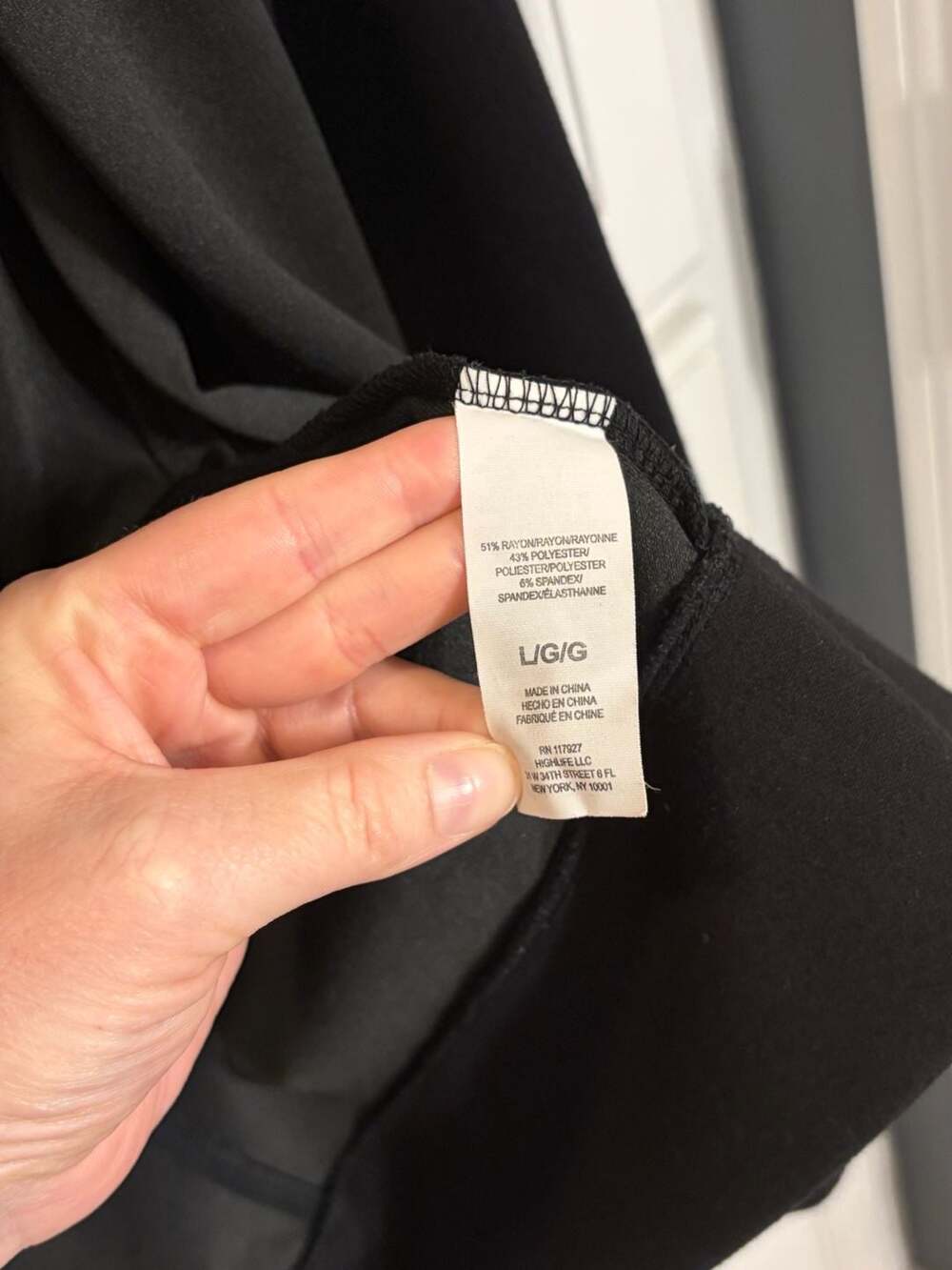 Gaiam Black Open Front Hooded Cardigan with Pockets Size Large - Picture 7 of 7